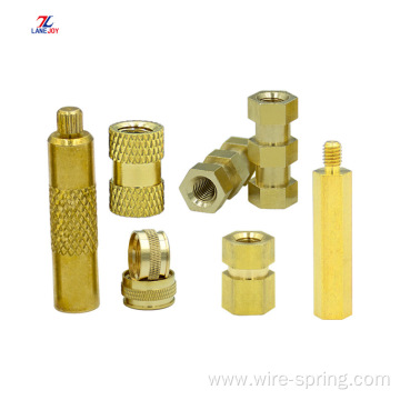 Customized OEM M2 brass knurled insert nut